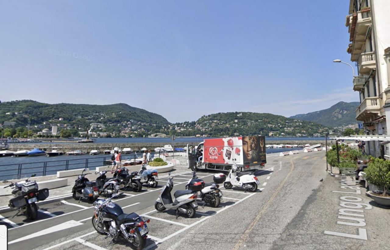 Appartamento Esclusivo Fronte Lago, In Centro A Como Con Garage 外观 照片